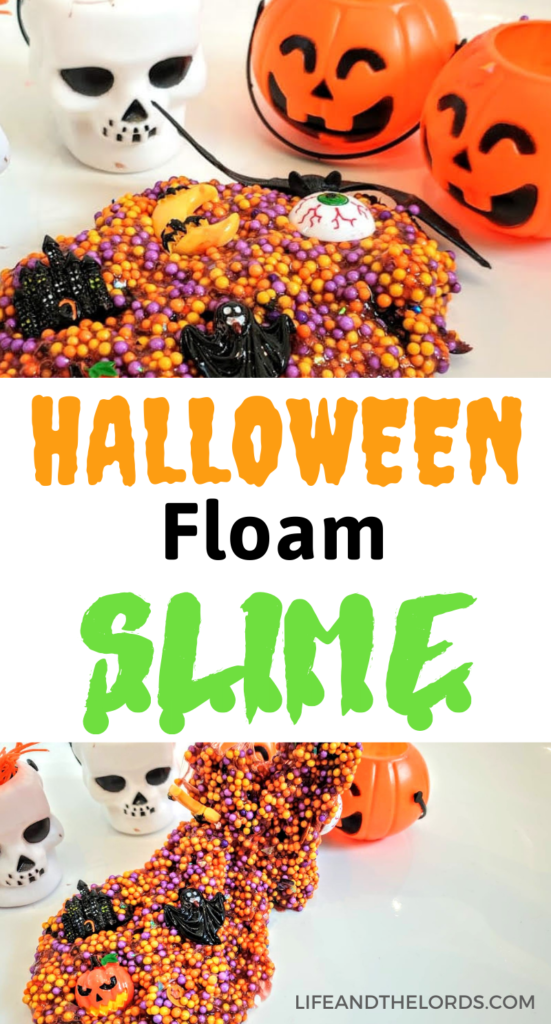 how-to-make-halloween-floam-slime How to make halloween floam slime, the easy way! Halloween slime, spooky slime, floam slime, floam, halloween floam, halloween activities for kids, easy halloween crafts, halloween crafts, diy slime, diy floam slime.