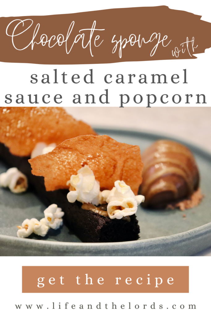 This delicious cake is light and tasty, with a mouth-watering caramel sauce topped with popcorn. A real indulgent treat, dairy-free. Dairy free chocolate cake, dairy free salted caramel sauce, chocolate sponge, dairy free cake, dairy free sponge.